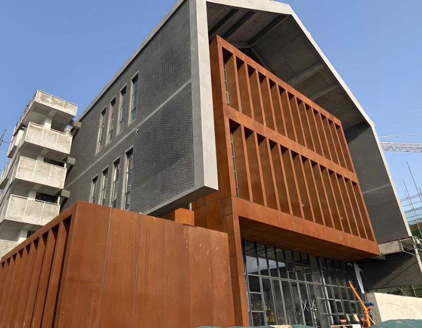 八公山耐候钢幕墙